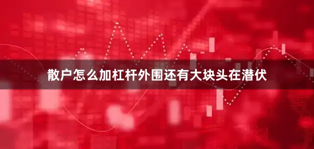 散户怎么加杠杆外围还有大块头在潜伏
